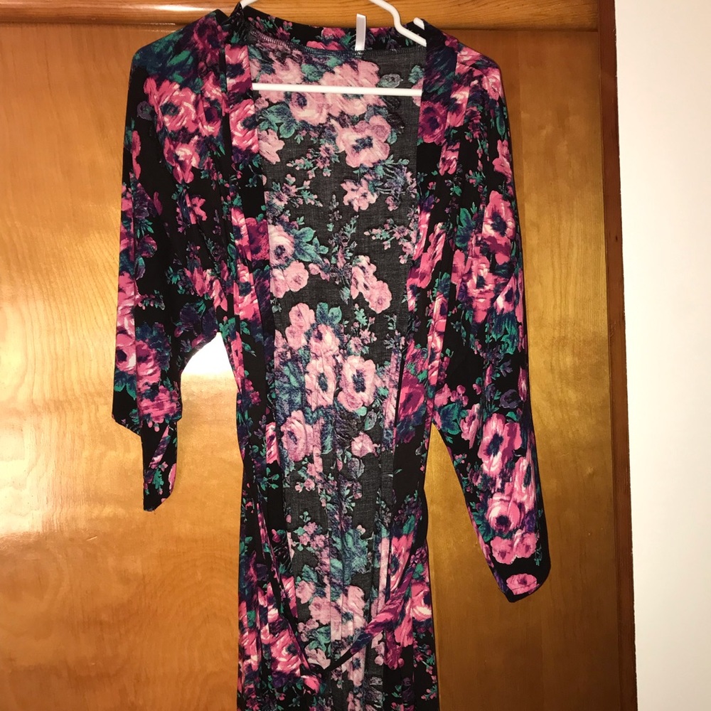 Pink blush robe